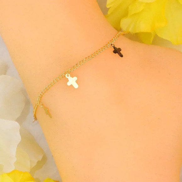 "Minimalist Anklet, Sleek & Modern Design, Women’s Fashion, YC110229-A - Picture 6 of 10